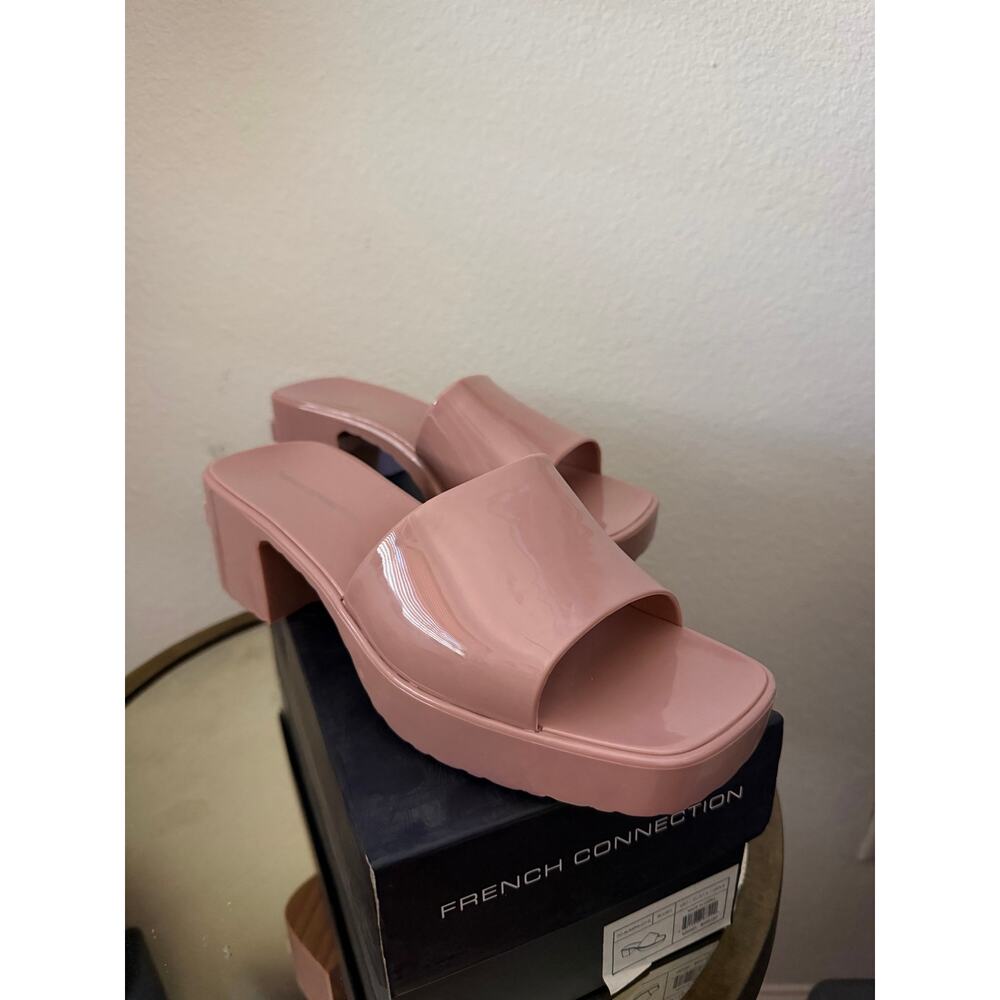 New French connection Almira sandal heel black size 7 - Picture 2 of 6